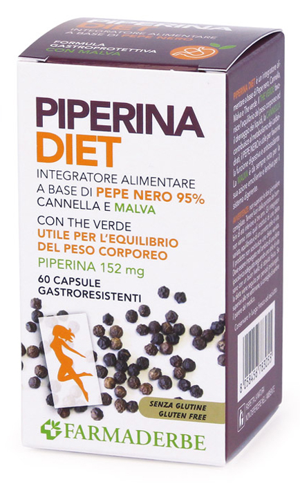 PIPERINA DIET 60 CAPSULE - farmacia187.it