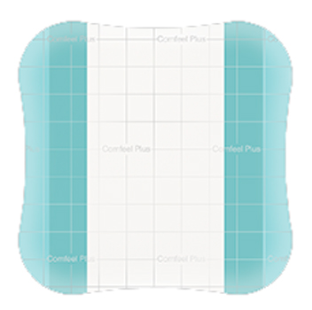 MEDICAZIONE SPECIALE ATTIVA TRASPARENTE CON IDROCOLLOIDE COMFEEL PLUS 10X10 CM 10 PEZZI - farmacia187.it