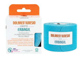 DOLAREN KINESI EMULGEL CEROTTO TERAPEUTICO BLU 5X25 CM IN ROTOLO - farmacia187.it