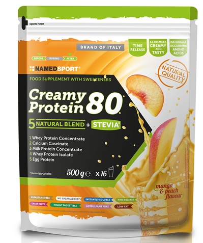 CREAMY PROTEIN MANGO PEACH 500 G - farmacia187.it