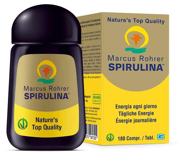 SPIRULINA MARCUS ROHRER 180 COMPRESSE - farmacia187.it