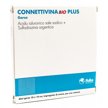 CONNETTIVINABIO PLUS GARZA 10 X 10 CM 10 PEZZI - farmacia187.it