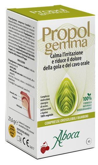 PROPOLGEMMA BAMBINI 45 COMPRESSE OROSOLUBILI 480 MG - farmacia187.it