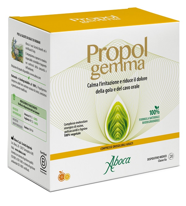 PROPOLGEMMA 20 COMPRESSE OROSOLUBILI ADULTI 1,50 G - farmacia187.it