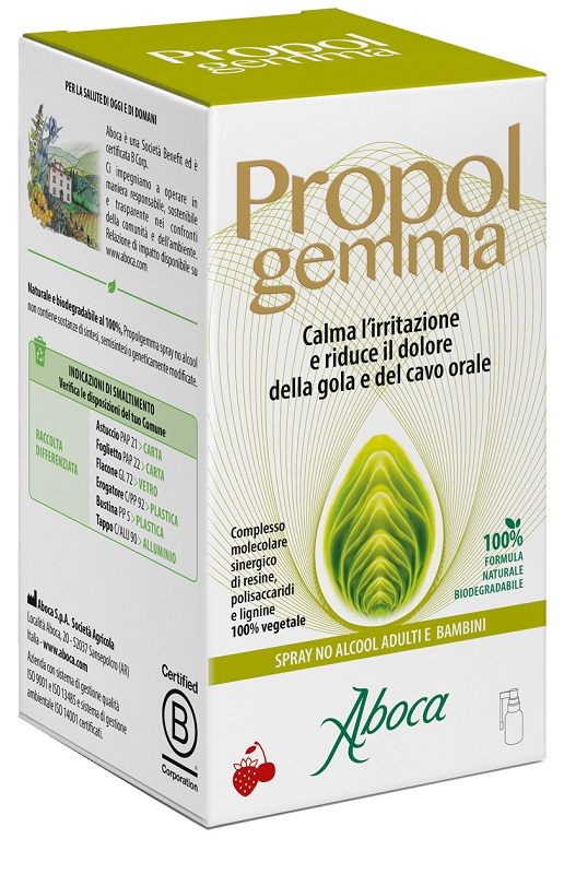 PROPOLGEMMA SPRAY NO ALCOOL BAMBINI E ADULTI 30 ML - farmacia187.it