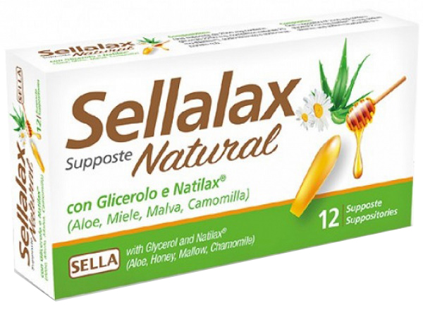 SELLALAX NATURAL MD 12 SUPPOSTE - farmacia187.it