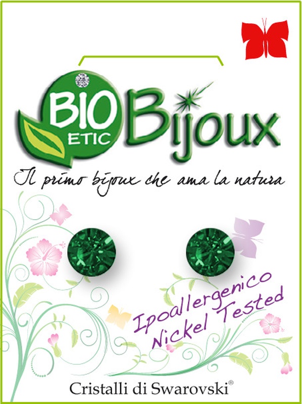 ORECCHINO XIRIUS 6,2 MM EMERALD - farmacia187.it