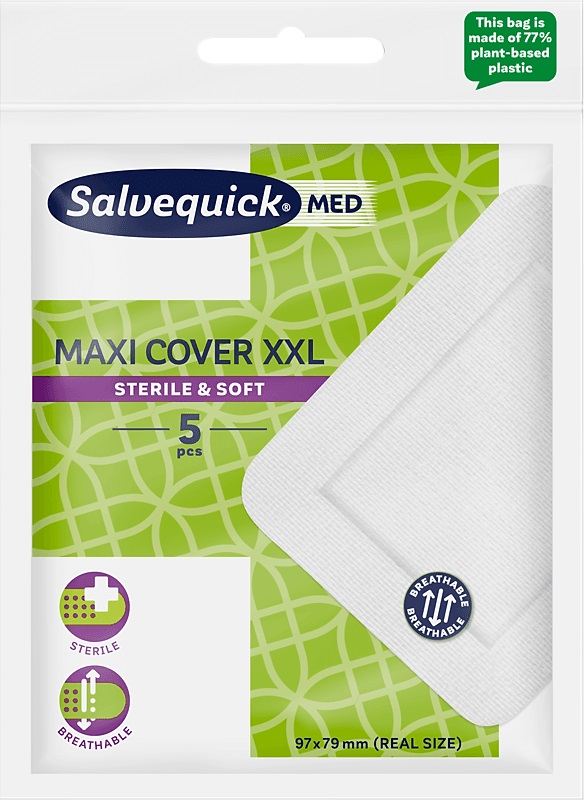 CEROTTO SALVELOX MED MAXI COVER XXL 97X79MM 5 PEZZI - farmacia187.it