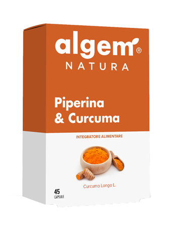 PIPERINA & CURCUMA 45 CAPSULE - farmacia187.it
