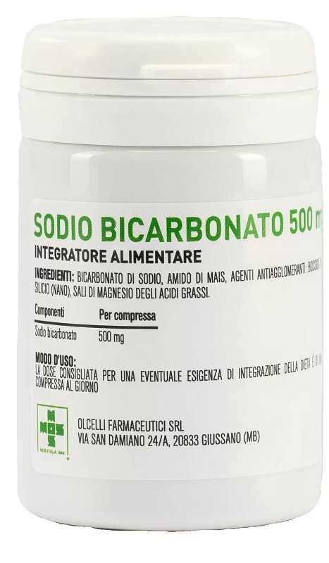 SODIO BICARBONATO 500 MG 100 COMPRESSE - farmacia187.it