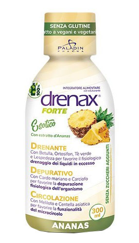 DRENAX FORTE ESOTICO CON ESTRATTO D'ANANAS 300 ML - farmacia187.it