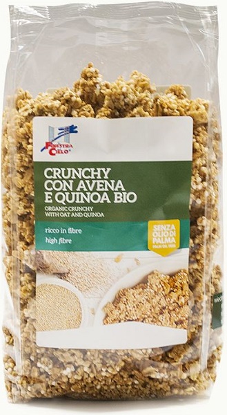 CRUNCHY CON AVENA E QUINOA 375 G - farmacia187.it