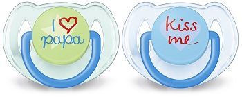 SUCCHIETTO LOVE 6-18 MESI MASCHIO 2 PEZZI - farmacia187.it