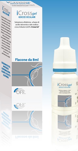 ICROSS GEL GOCCE OCULARI ACIDO IALURONICO CROSS-LINKATO 0,4% 8 ML - farmacia187.it