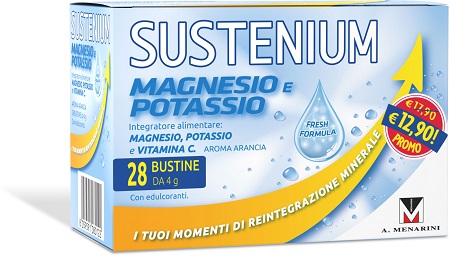 SUSTENIUM MAGNESIO POTASSIO 28 BUSTINE PROMO - farmacia187.it