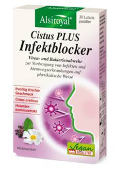 ALSIROYAL INFEKT BLOCKER CISTUS PLUS  30 PASTIGLIE GOMMOSE 57 G - farmacia187.it