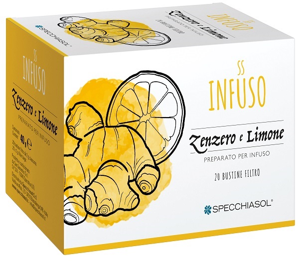 INFUSO TISANA ZENZERO + LIMONE 20 FILTRI - farmacia187.it