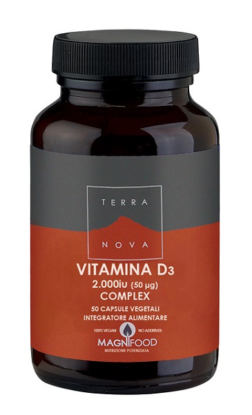 TERRANOVA COMPLESSO DI VITAMINA D3 2000 IU (50UG) 50 CAPSULE - farmacia187.it
