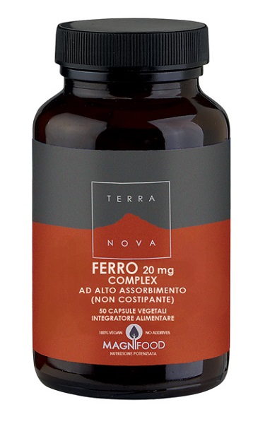 COMPLESSO DI FERRO AD ALTO ASSORBIMENTO 20 MG 50 CAPSULE - farmacia187.it