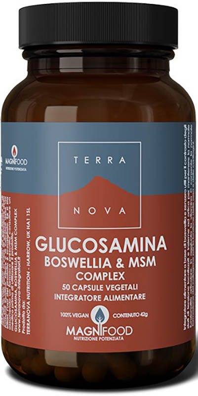 TERRANOVA COMPLESSO DI GLUCOSAMINA BOSWELLIA E MSM 50 CAPSULE - farmacia187.it