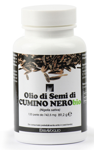 OLIO SEMI CUMINO NERO BIO - 120 PERLE - farmacia187.it