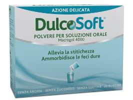 DULCOSOFT POLVERE PER SOLUZIONE ORALE 20 BUSTINE - farmacia187.it