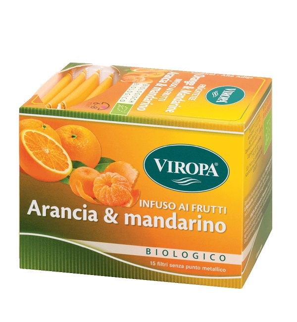 VIROPA ARANCIA & MANDARINO BIO INFUSO 15 FILTRI DA 2,5 G - farmacia187.it