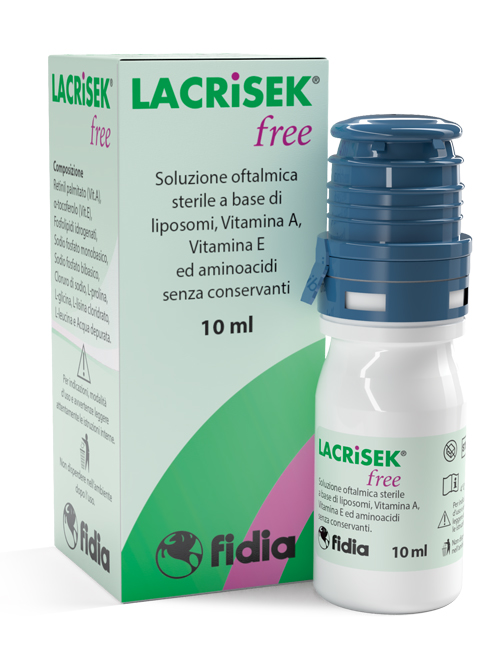 LACRISEK FREE SOLUZIONE OFTALMICA SENZA CONSERVANTI 10 ML - farmacia187.it