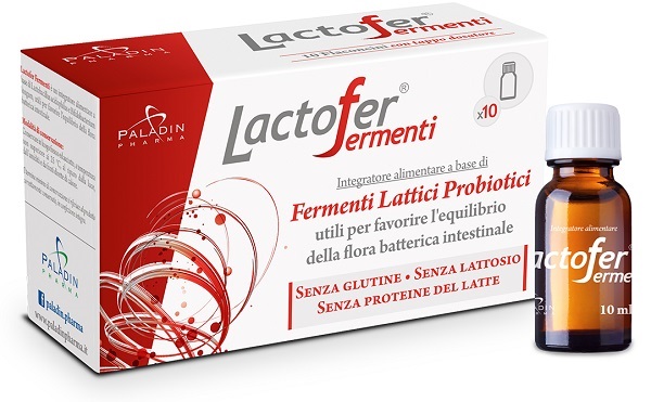 LACTOFER FERMENTI 10 FLACONCINI 10 ML - farmacia187.it