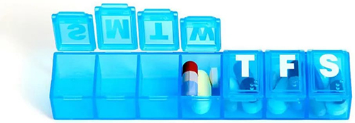 PORTAPILLORE SET MEDSTIMANALE MEDS - farmacia187.it