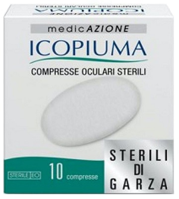 COMPRESSE OCULARI ADESIVE STERILI 10 PEZZI - farmacia187.it