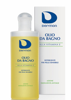 DERMON OLIO DOCCIA VITAMINA E 200 ML - farmacia187.it