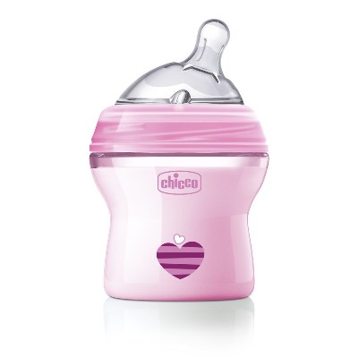 CHICCO BIBERON NATFEEL 0M+ 150 ML GIRL - farmacia187.it