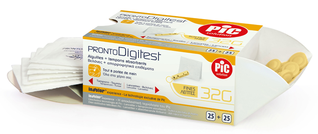 LANCETTE PUNGIDITO PIC PRONTO DIGITEST GAUGE 32 25 PEZZI - farmacia187.it