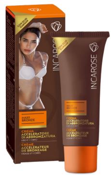 INCAROSE MAXI BRONZE CREMA ACCELERATORE DI ABBRONZATURA 125 ML - farmacia187.it