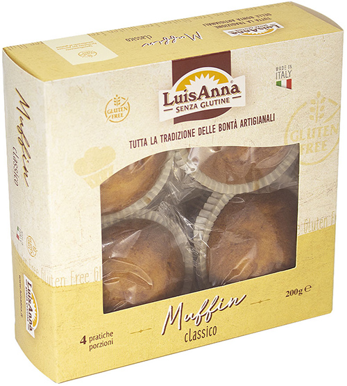 MUFFIN SEMPLICE 4 X 50 G - farmacia187.it