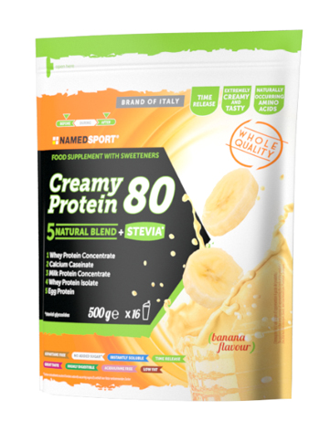 CREAMY PROTEIN 80 BANANA 500 G - farmacia187.it