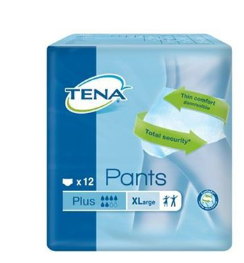 PANNOLONE PULL UP TENA PANTS PLUS TAGLIA EXTRA LARGE 12 PEZZI - farmacia187.it