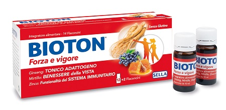 BIOTON GINSENG FORZA VIG 14 FLACONCINI - farmacia187.it