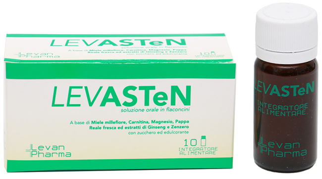 LEVASTEN 10 FLACONCINI DA 10 ML - farmacia187.it