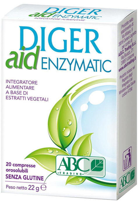 DIGER AID ENZYMATIC 20 COMPRESSE - farmacia187.it