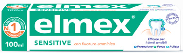 ELMEX DENTIFRICIO SENSITIVE CON FLUORURO AMMINICO 100 ML - farmacia187.it