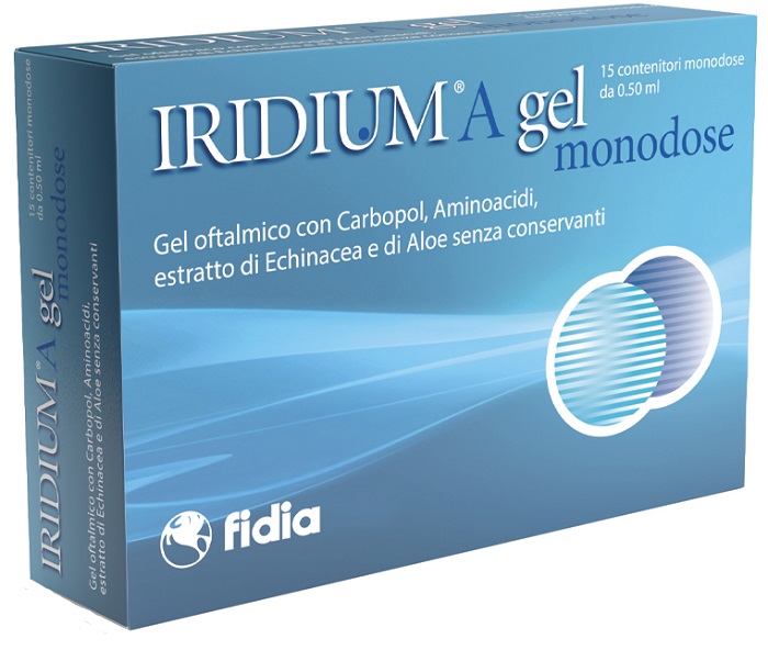 IRIDIUM A GEL OFTALMICO MONODOSE 15 CONTENITORI DA 0,50 ML - farmacia187.it