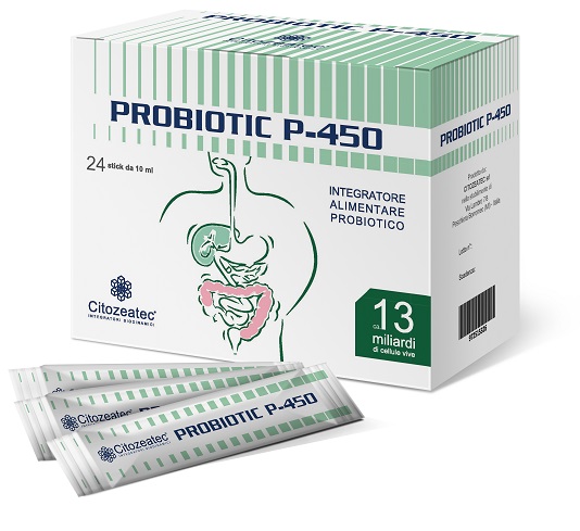 PROBIOTIC P-450 24 STICK MONODOSE 10 ML - farmacia187.it