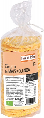 GALLETTE MAIS E QUINOA 120 G - farmacia187.it