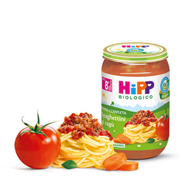 HIPP BIO SPAGHETTINI AL RAGU' 220 G - farmacia187.it