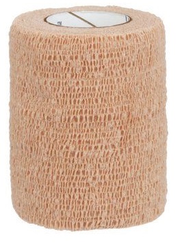 BENDA ELASTICA COMPRESSIVA AUTOADESIVA COBAN 7,5X200CM IN ESTENSIONE 7,5X450CM COLORE CARNE - farmacia187.it