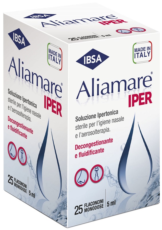 ALIAMARE IPER 25 FLACONCINI IPERTONICI DA 5 ML - farmacia187.it