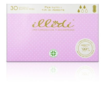 ILLEDI ASSORBENTI SUPER MINI 180 MM 30 PEZZI - farmacia187.it