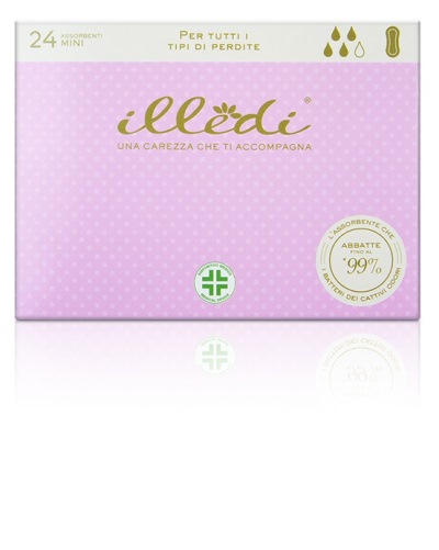 ILLEDI ASSORBENTI MINI IN TESSUTO NON TESSUTO PER INCONTINENZA 230 MM 24 PEZZI - farmacia187.it